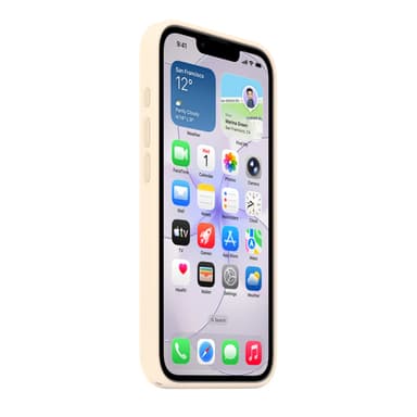 Apple iPhone 17e Silicone Case with MagSafe – Vanilla view 4