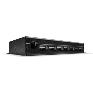 Lindy 7 Port USB 2.0 Metal Hub view 1