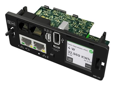 Vertiv Geist VA7U21A0 power distribution unit (PDU) 6 AC outlet(s) 1U Black view 3