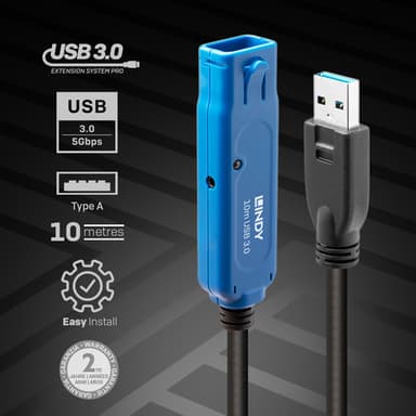 Lindy 10m USB 3.0 Active Extension Pro view 2