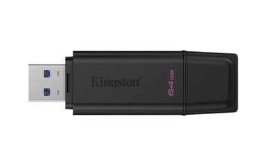 Kingston Technology DataTraveler 64GB Portable USB 3.2 Gen 1 Exodia Black view 3