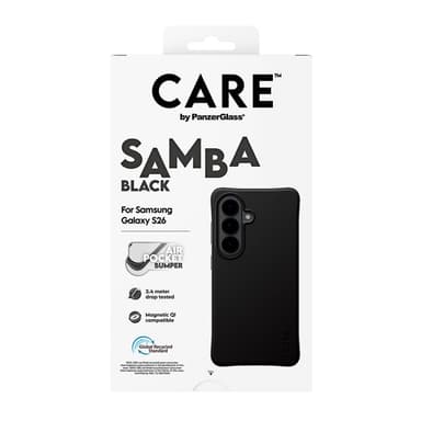 PanzerGlass CARE™ by ® Samba Case Black w. Qi Samsung Galaxy S26 view 3