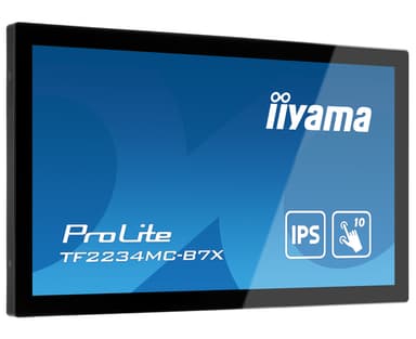 iiyama ProLite TF2234MC-B7X computer monitor 54.6 cm (21.5") 1920 x 1080 pixels Full HD LED Touchscreen Multi-user Black view 4