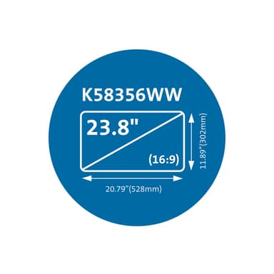 Kensington MagPro Magnetic Privacy Screen Filter for Monitors 23.8” (16:9) view 8