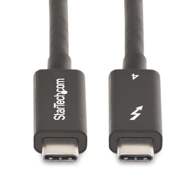 StarTech.com 6.6ft (2m) Active Thunderbolt 4 Cable, 40Gbps, 100W Power Delivery, 4K/8K Video, Intel-Certified Thunderbolt Cable - Compatible w/ USB4/Thunderbolt 4/ USB 3.2/ USB Type-C/DisplayPort/Thunderbolt 3 view 4