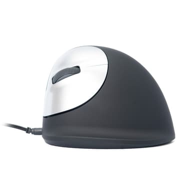 R-Go Tools Ergonomic mouse R-Go HE Break with break software, medium (hand size 165-185 mm), left-handed, Wired, black view 4