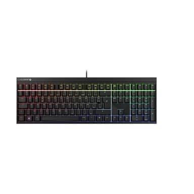 CHERRY MX 2.0S RGB keyboard Gaming USB AZERTY French Black view 1