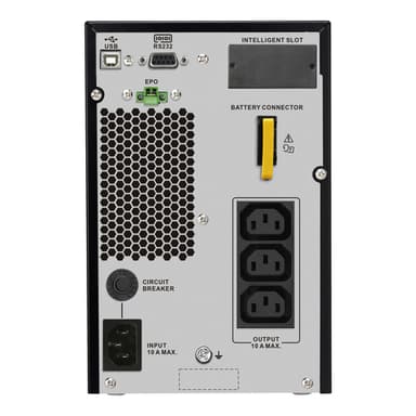 APC SRV1KI-E uninterruptible power supply (UPS) Double-conversion (Online) 1 kVA 900 W 3 AC outlet(s) view 2
