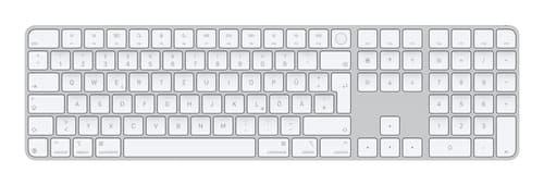 Apple Magic keyboard Universal USB + Bluetooth QWERTZ German White