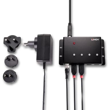 Lindy 4 Port USB 3.0 Metal Hub view 5