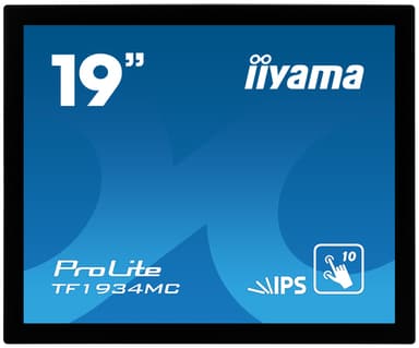 iiyama ProLite TF1934MC-B7X computer monitor 48.3 cm (19") 1280 x 1024 pixels SXGA LED Touchscreen Black view 2