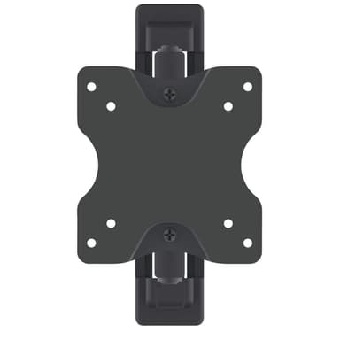 Manhattan Wall Mount for TV & Monitors (Full Motion), For screens 13" to 27", VESA compatibility: 75x75mm and 100x100mm - check the dimensions of the four mounting holes on back of screen to ensure it fits, Max 20kg, Black, Bracket view 2