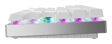 CHERRY MX 8.2 Pro TMR Wireless keyboard Gaming USB + RF Wireless + Bluetooth QWERTY UK English Silver, White view 5