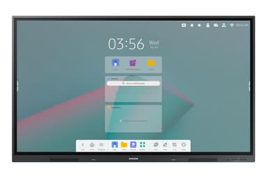 Samsung WA65C interactive whiteboard 165.1 cm (65") 3840 x 2160 pixels Touchscreen Black view 1