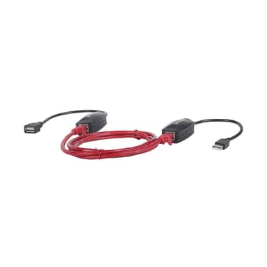 Manhattan USB-A Line Extender, for use with RJ45 network cable (not included), extends USB Device up to 60m, bus power, Cat5e/Cat6/Cat6A RJ45 network cables suitable, Black, Three Year Warranty view 2