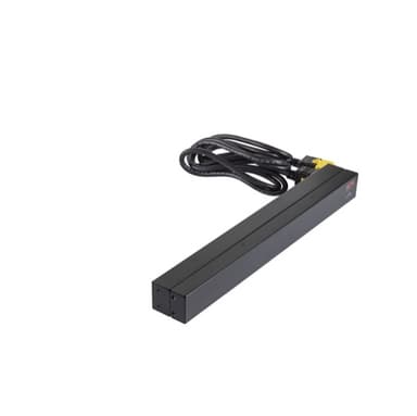 APC NetShelter Basic Rack PDU, 1U, 1PH, 3.7kW 230V 16A or 3.3kW 208V 16A, x12 C13 outlets, C20 cord view 15