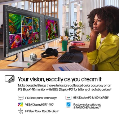 HP Series 7 Pro 27 inch 4K Thunderbolt 4 Monitor - 727pk view 9