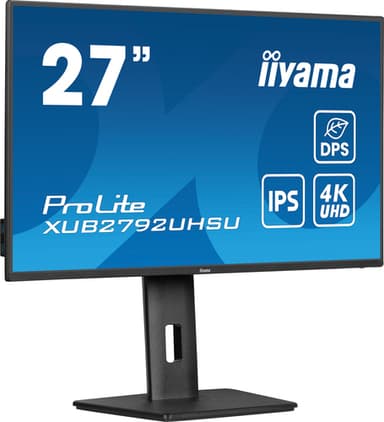 iiyama ProLite XUB2792UHSU-B6 computer monitor 68.6 cm (27") 3840 x 2160 pixels 4K Ultra HD LED Black view 1