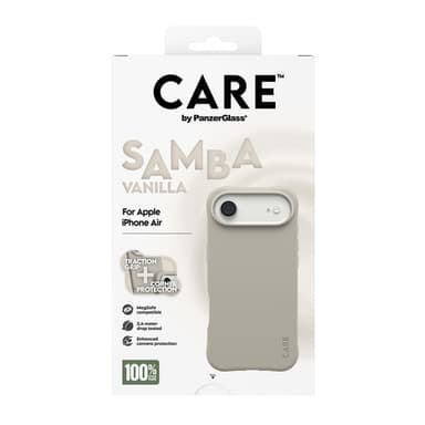 PanzerGlass CARE™ by ® Samba Case Vanilla w. MagSafe iPhone Air view 3