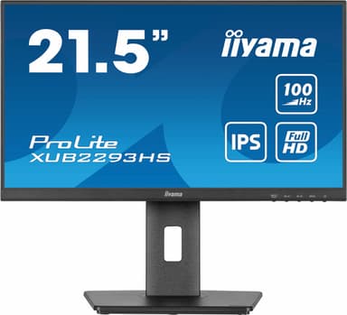 iiyama ProLite XUB2293HS-B6 computer monitor 54.6 cm (21.5") 1920 x 1080 pixels Full HD LED Black view 2