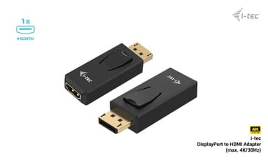 i-tec Passive DisplayPort to HDMI Adapter (max 4K/30Hz) view 2