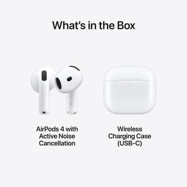 Apple AirPods 4 with Active Noise Cancellation view 9