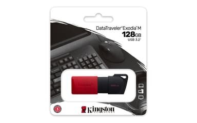 Kingston Technology DataTraveler 128GB USB3.2 Gen1 Exodia M (Black + Red) view 6