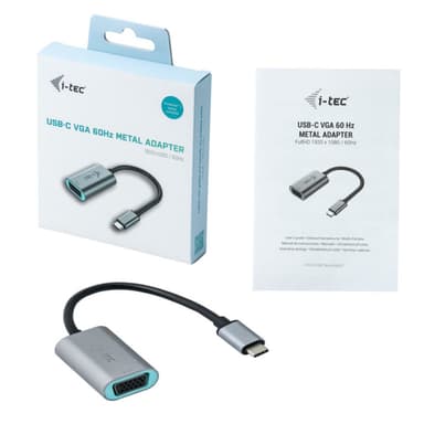 i-tec Metal USB-C VGA Adapter 1080p/60Hz view 4