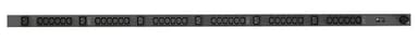 Vertiv Geist rPDU, basic, 0U, input IEC60309 230/400V 3x16A, outputs (36)C13 | (6)C19 power distribution unit (PDU) 42 AC outlet(s) Black view 1