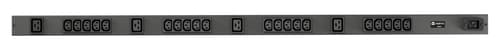 Vertiv Geist rPDU, basic, 0U, input C20 230V 16A, outputs (20)C13 | (4)C19 power distribution unit (PDU) 24 AC outlet(s) Black