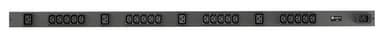 Vertiv Geist rPDU, basic, 0U, input C20 230V 16A, outputs (20)C13 | (4)C19 power distribution unit (PDU) 24 AC outlet(s) Black view 1