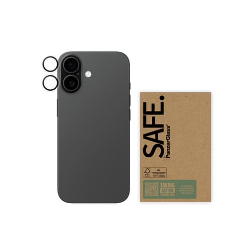 PanzerGlass SAFE. by ® Camera Lens Protector Transparent iPhone 17 | iPhone 16 | 16 Plus | Bulk Clear screen protector Apple 10 pc(s)