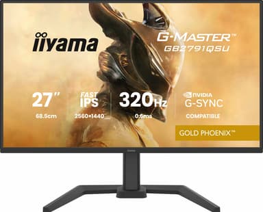 iiyama G-MASTER GB2791QSU-B1 computer monitor 68.6 cm (27") 2560 x 1440 pixels Wide Quad HD Black view 1