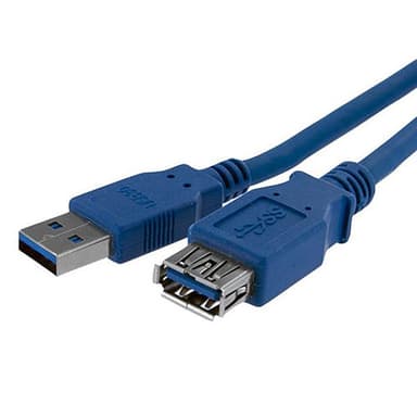 StarTech.com 1m Blue SuperSpeed USB 3.0 (5Gbps) Extension Cable A to A - M/F view 1