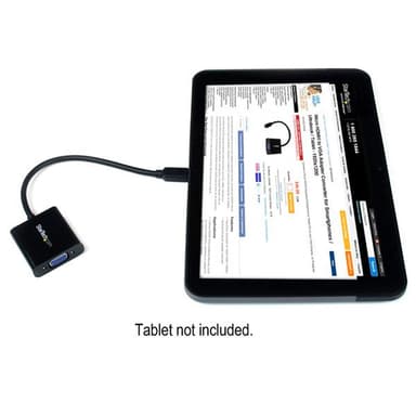StarTech.com Micro HDMI to VGA Adapter Converter for Smartphones / Ultrabook / Tablet - 1920x1080 view 4