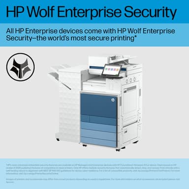 HP LaserJet Enterprise 8801z+ Multifunction Color Printer, Only Ethernet; Duplex; Copier, Scanner view 8