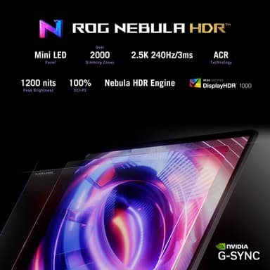 ASUS ROG Strix SCAR 18 G835LX-SA009W Intel Core Ultra 9 275HX Laptop 45.7 cm (18") WQXGA 64 GB DDR5-SDRAM 2 TB SSD NVIDIA GeForce RTX 5090 Wi-Fi 7 (802.11be) Windows 11 Home Black view 5