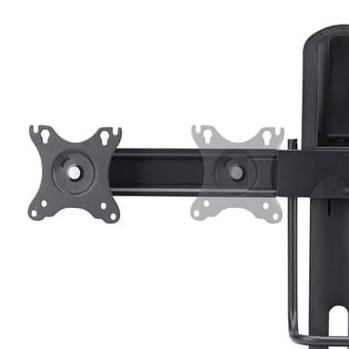 StarTech.com Crossbar Dual Monitor Desk Stand For Double 27-inch Screens, VESA Mount 75x75/100x100, Toolless Height Adjustment, Up To 13.2lb (6kg) Per Display view 10