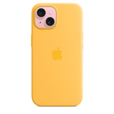 Apple iPhone 15 Silicone Case with MagSafe - Sunshine view 2