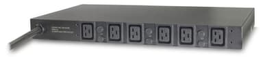 APC Basic Rack PDU AP7526 power distribution unit (PDU) 6 AC outlet(s) 1U Black view 4