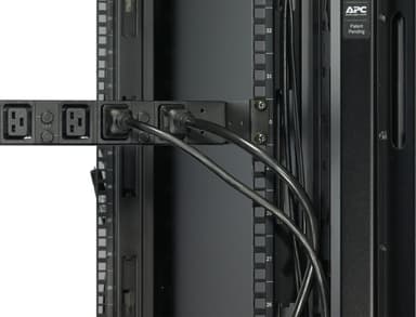 APC Basic Rack PDU AP7526 power distribution unit (PDU) 6 AC outlet(s) 1U Black view 3