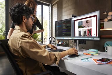 HP Series 7 Pro 37.5 inch WQHD+ Thunderbolt 4 Monitor - 738pu view 9