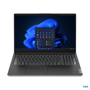 Lenovo V15 G4 IAH Intel® Core™ i5 i5-12500H Laptop 39.6 cm (15.6") Full HD 8 GB DDR4-SDRAM 256 GB SSD Wi-Fi 6 (802.11ax) Windows 11 Pro Black UK English view 1