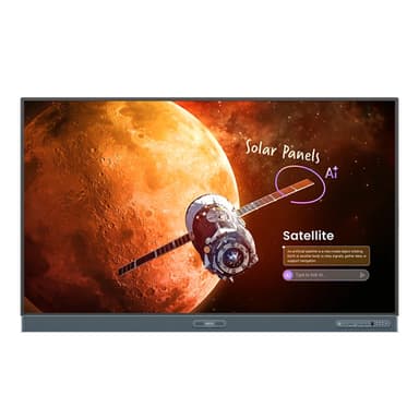 BenQ RP7505 interactive whiteboard 190.5 cm (75") 3840 x 2160 pixels Touchscreen Black HDMI view 1