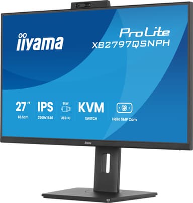 iiyama ProLite XB2797QSNPH-B1 computer monitor 68.6 cm (27") 2560 x 1440 pixels Quad HD LED Black view 7