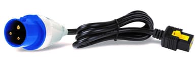 APC Rack PDU 2G, Switched, ZeroU, 16A, 230V, (7) C13 & (1) C19, IEC309 Cord view 3