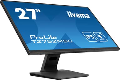 iiyama ProLite T2752MSC-B1 computer monitor 68.6 cm (27") 1920 x 1080 pixels Full HD LED Touchscreen Black view 1