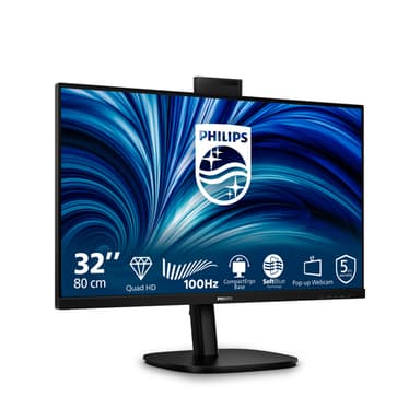 Philips 3000 series 32B2U3601H/00 computer monitor 80 cm (31.5") 2560 x 1440 pixels Quad HD LCD Black view 2