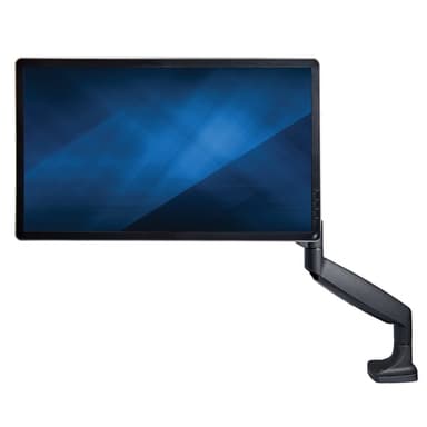 StarTech.com Desk Mount Monitor Arm - Heavy Duty Ergonomic VESA Monitor Arm - Single 32" (19.8lb/9kg) Display - Full Motion, Height Adjustable, Articulating - Aluminum - C-Clamp/Grommet- Black view 2