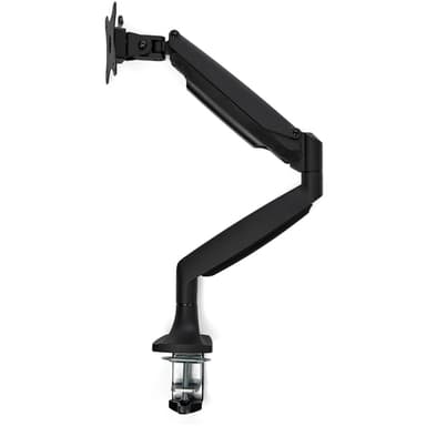 StarTech.com Desk Mount Monitor Arm - Heavy Duty Ergonomic VESA Monitor Arm - Single 32" (19.8lb/9kg) Display - Full Motion, Height Adjustable, Articulating - Aluminum - C-Clamp/Grommet- Black view 4